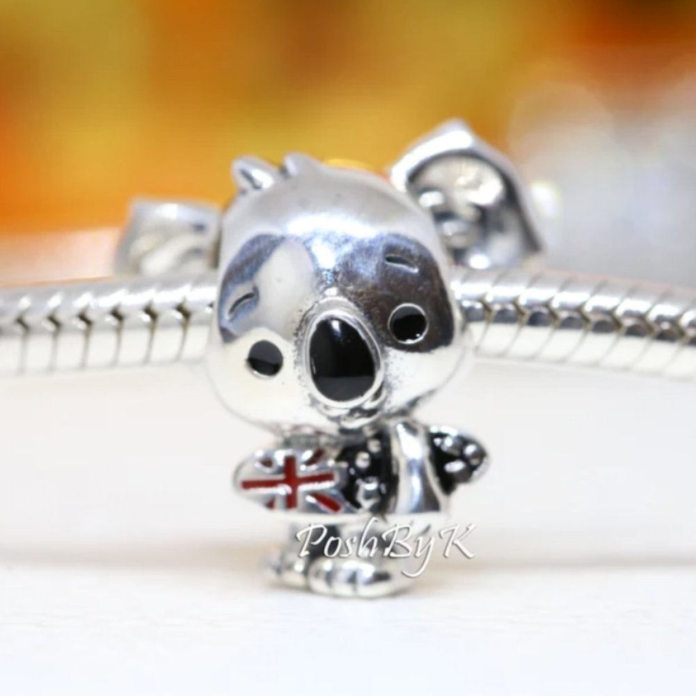 PANDORA Surfing Koala Charm 799031C01